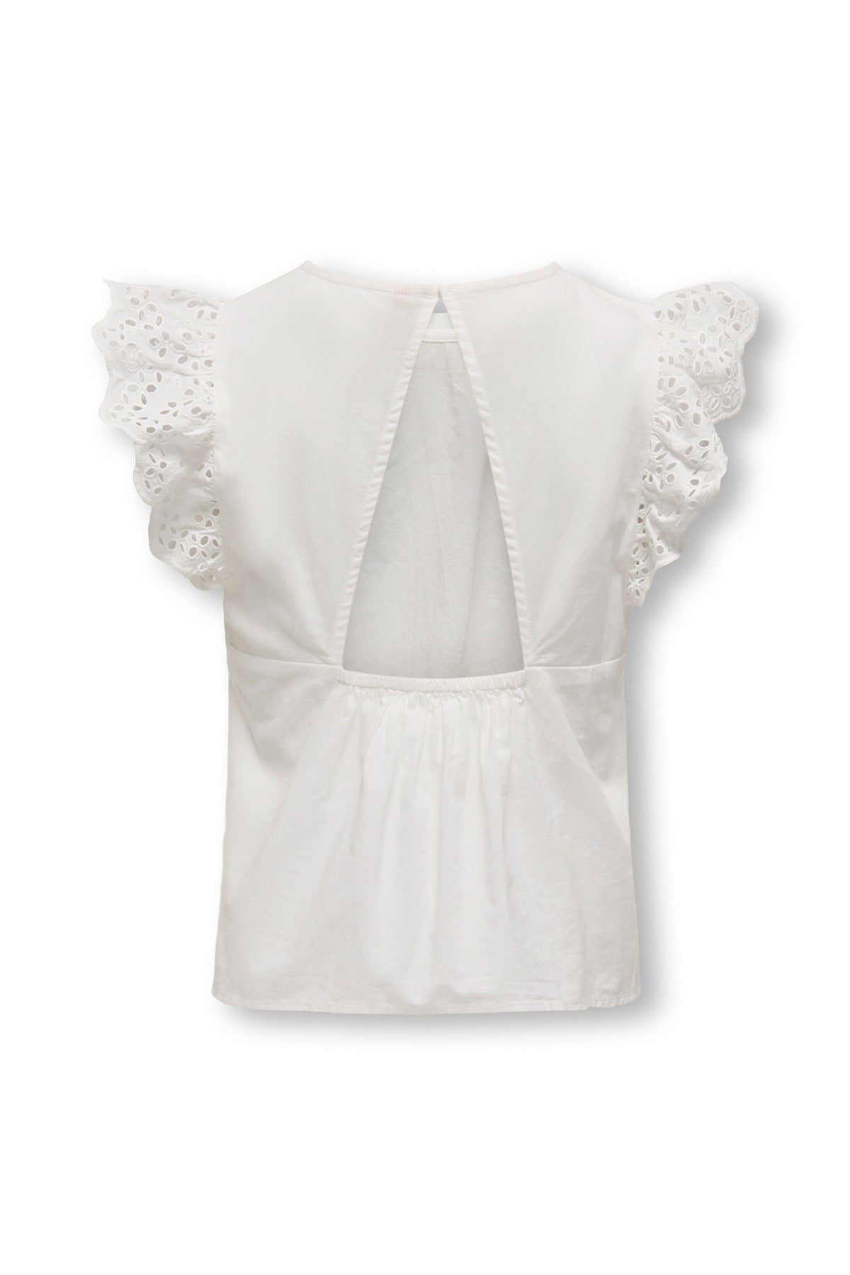 KIDS ONLY KOGLOU LIFE S/L EMB TOP WVN