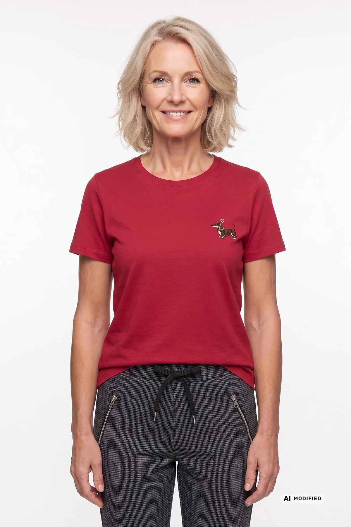 Faith - T-shirt med printdetalje