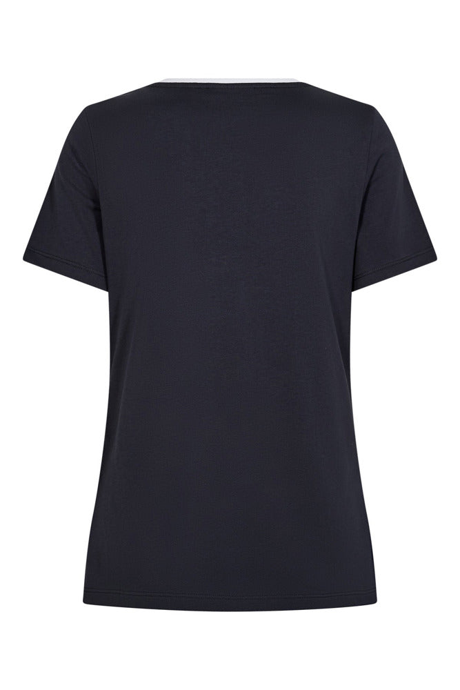 Faith - T-shirt med printdetalje
