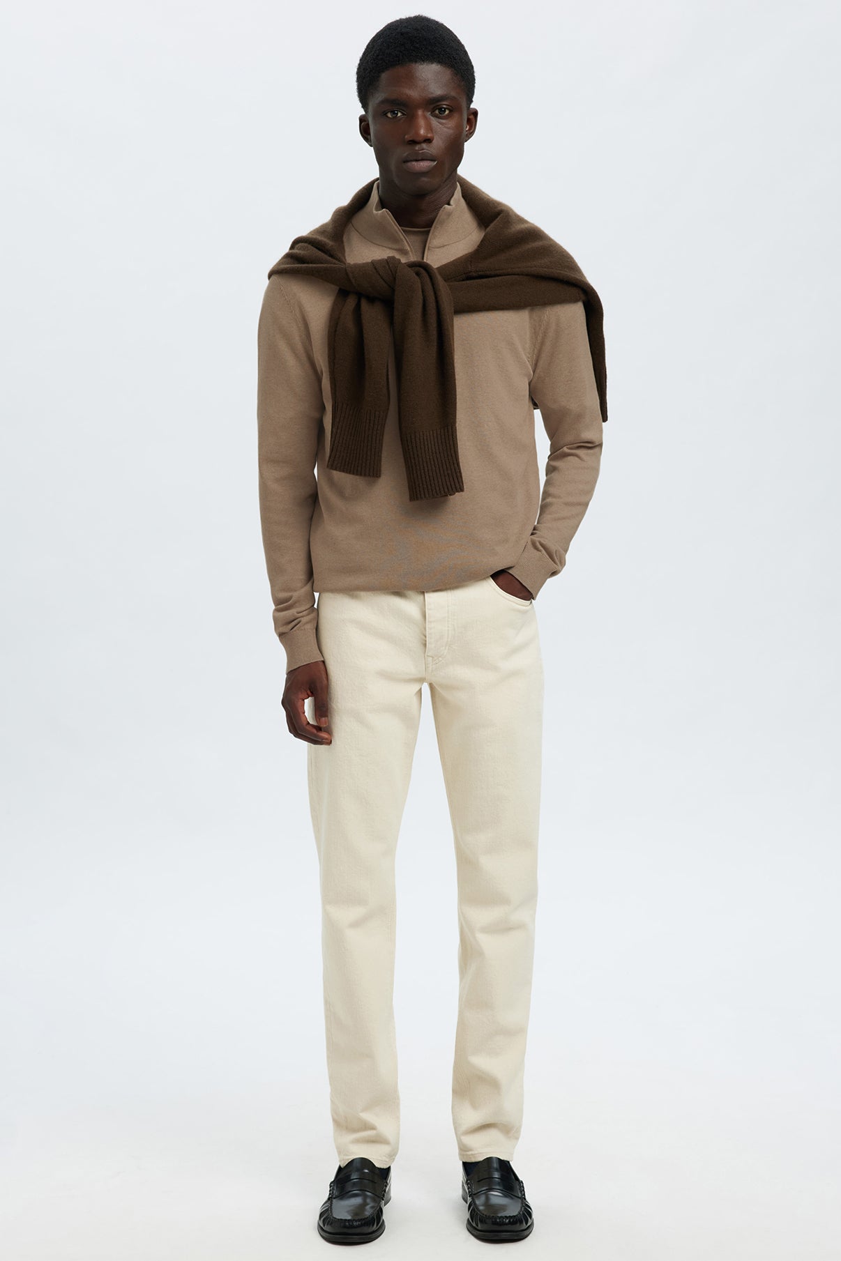 SELECTED HOMME SLHBERG LS HALF ZIP NOOS