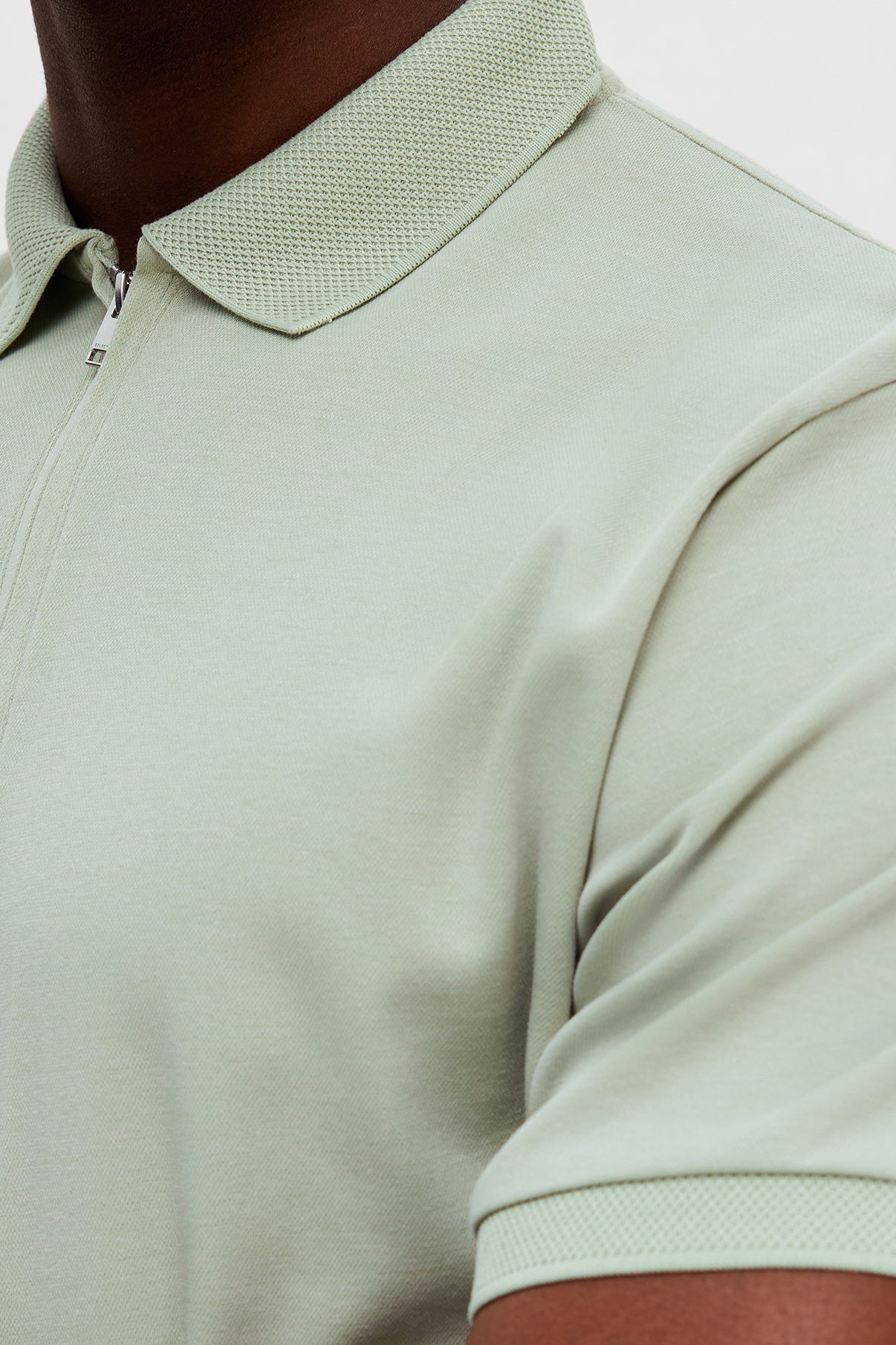 SELECTED HOMME SLHFAVE ZIP SS POLO NOOS