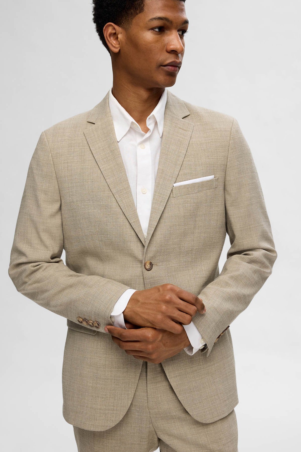 SELECTED HOMME SLHSLIM-OASIS LINEN BLZ NOOS