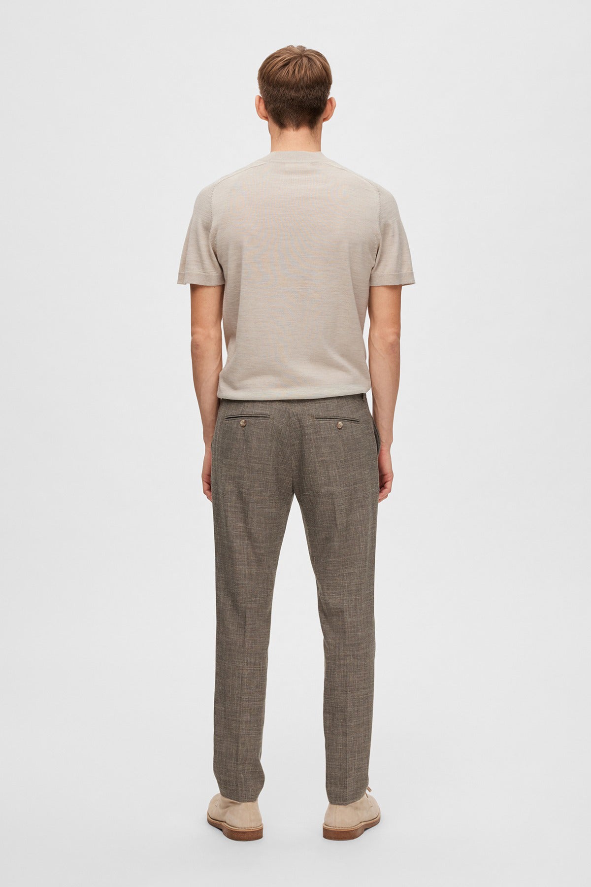 SELECTED HOMME SLHSLIM-OASIS LINEN TRS NOOS