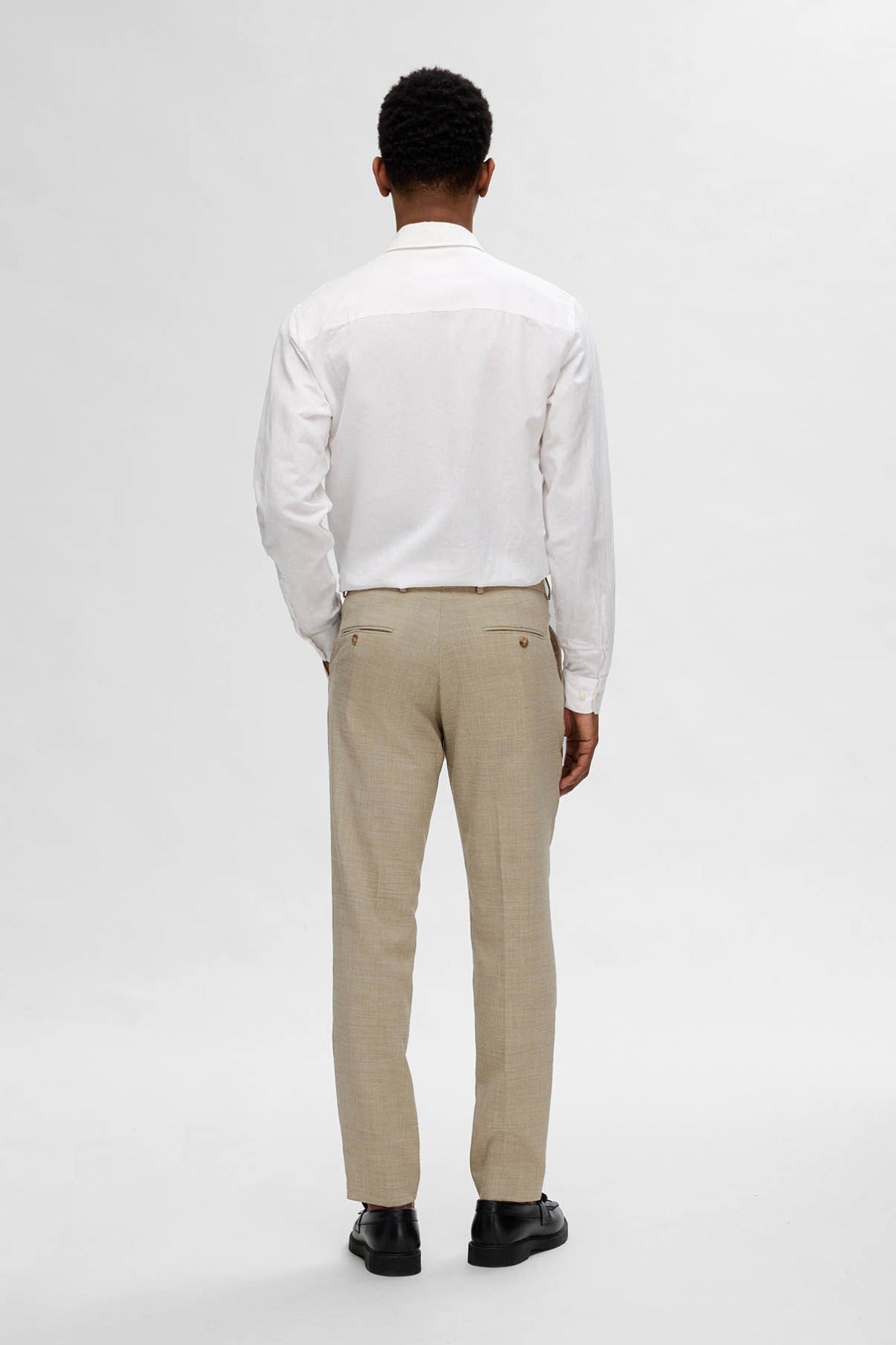 SELECTED HOMME SLHSLIM-OASIS LINEN TRS NOOS