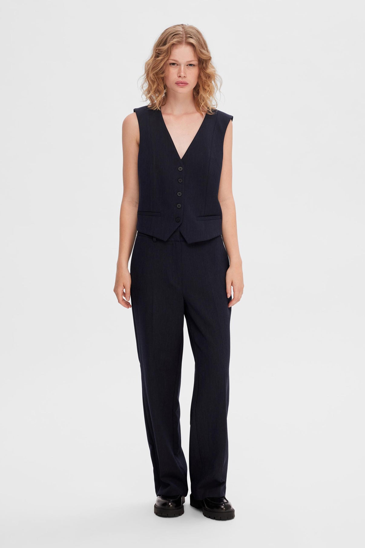 Selected Femme Buks Rita Mid waist Wide