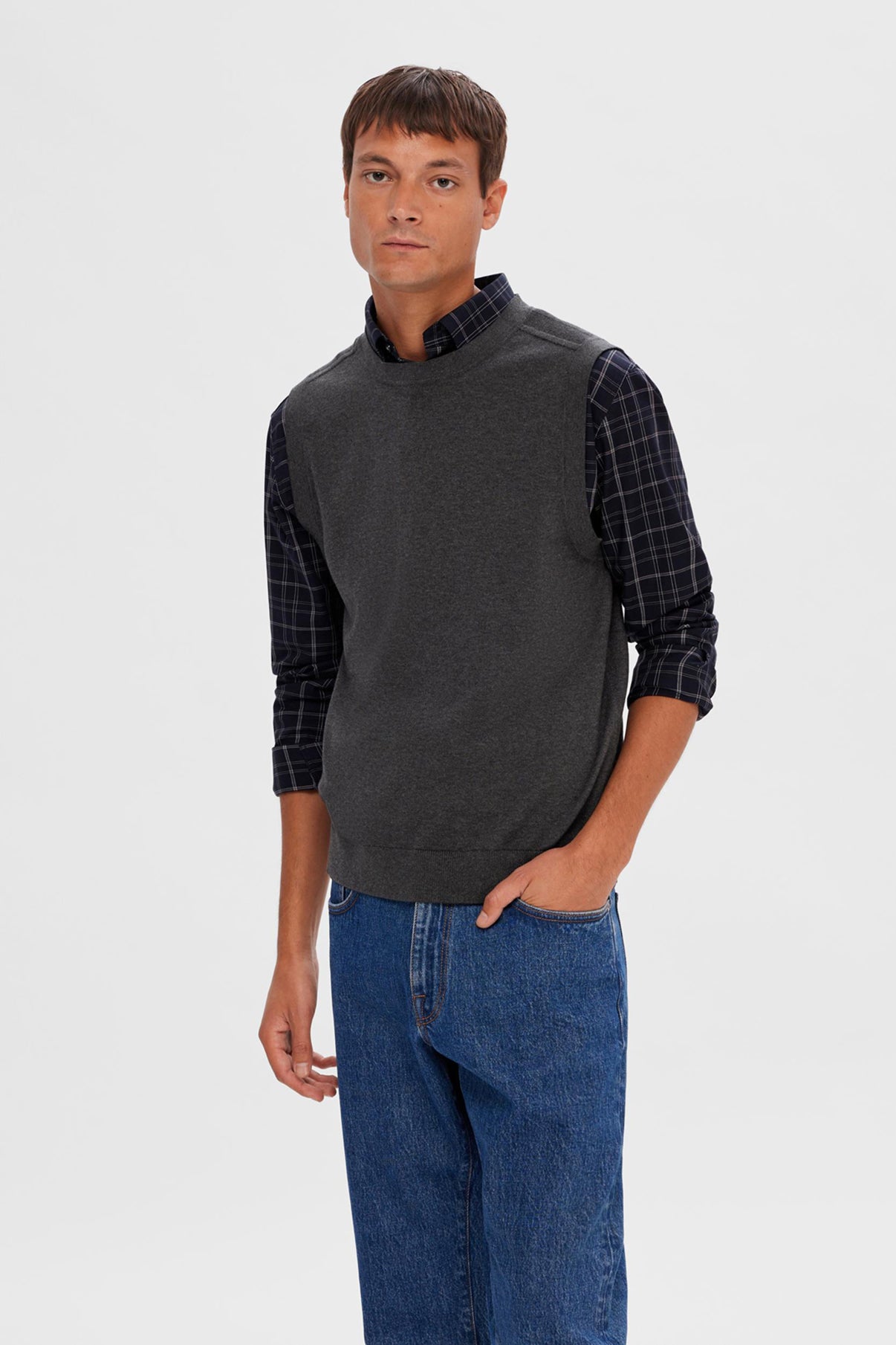 Selected Vest Strik Berg