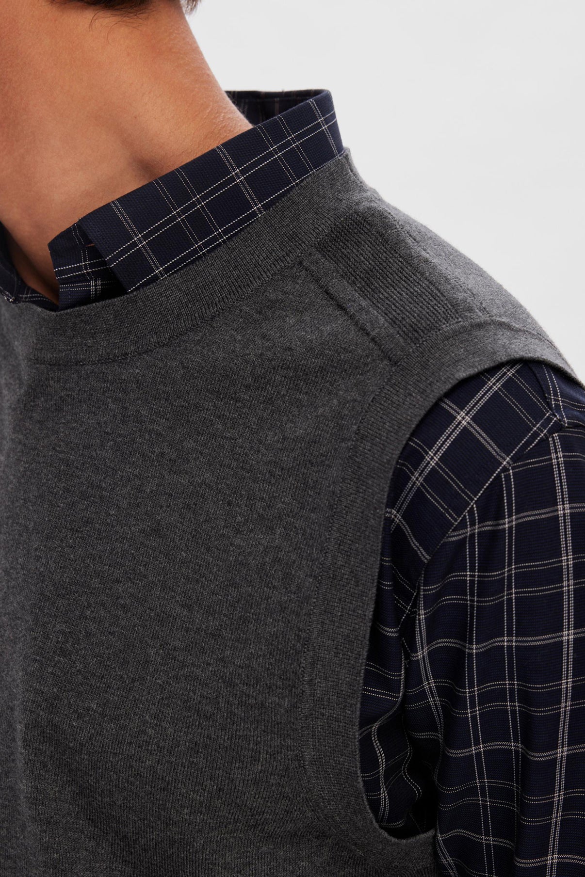 Selected Vest Strik Berg