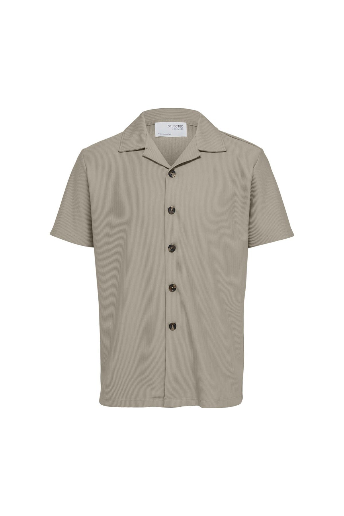 SELECTED HOMME SLHLOOSE PLISSE RESORT SS SHIRT