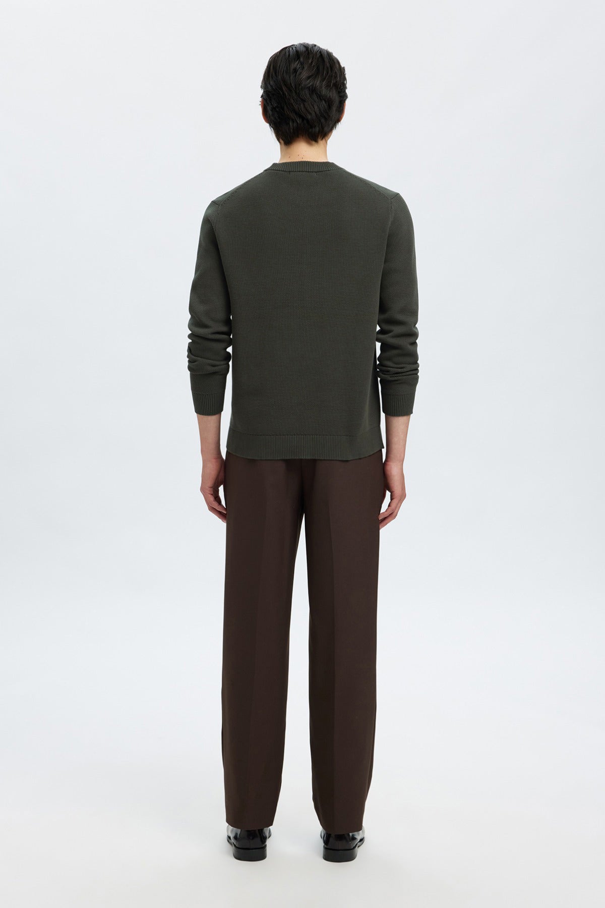 SELECTED HOMME SLHDANE LS KNIT STRUCTURE CREW NECK NOOS