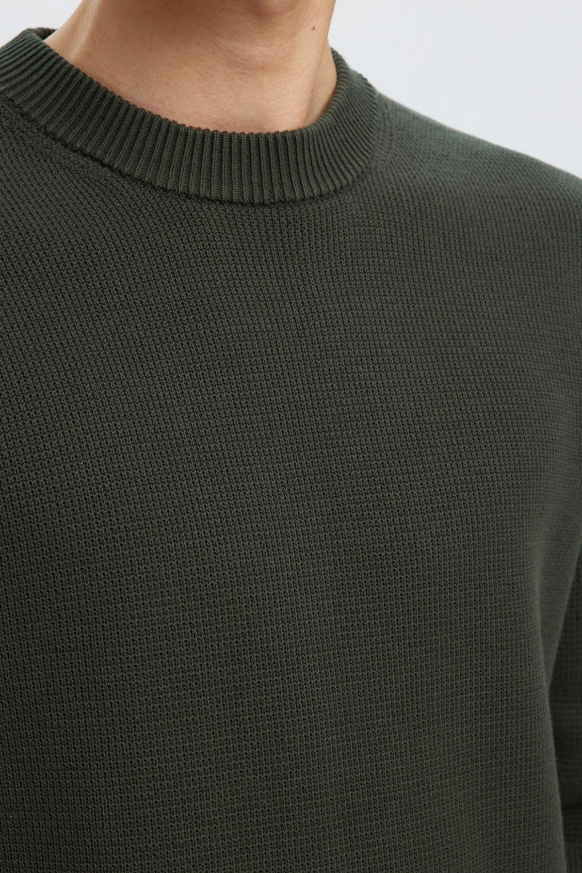 SELECTED HOMME SLHDANE LS KNIT STRUCTURE CREW NECK NOOS