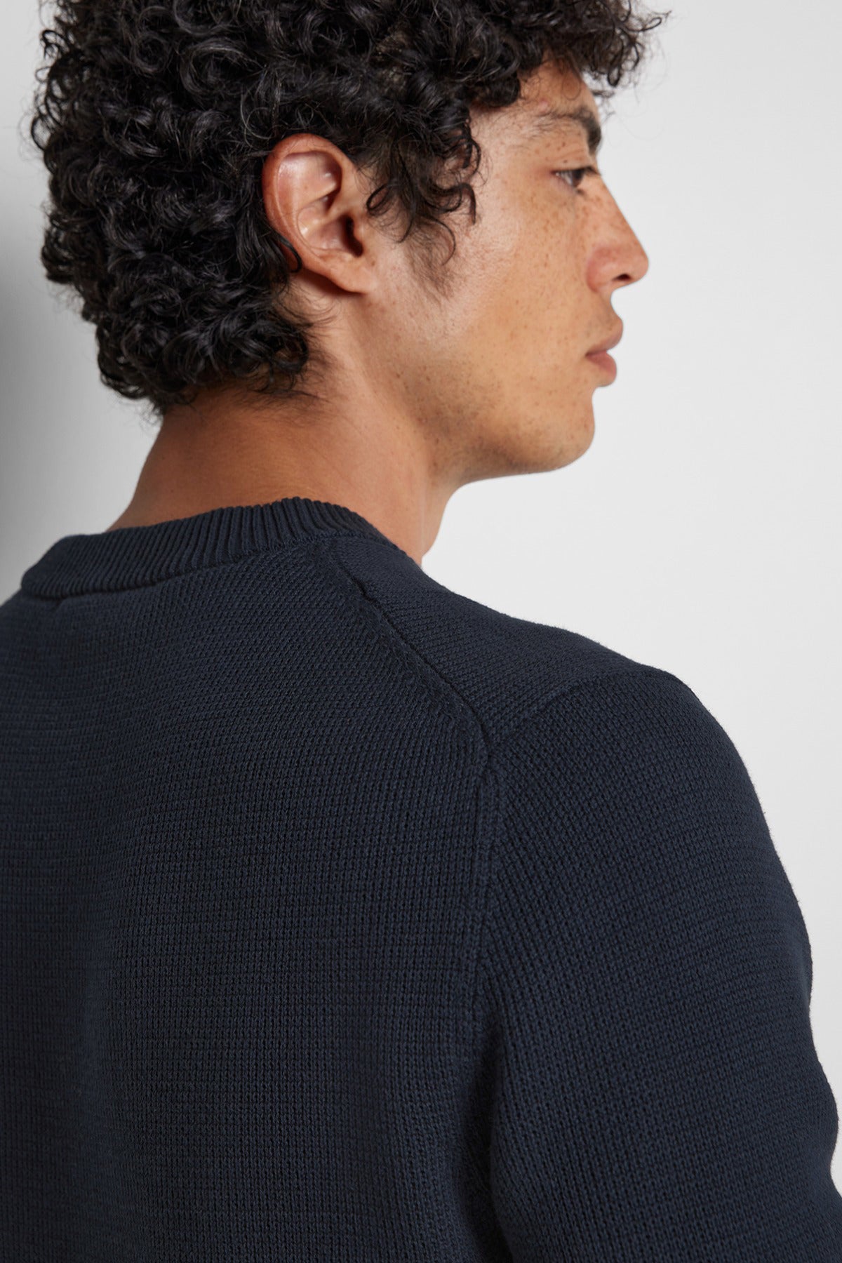 SELECTED HOMME SLHDANE LS KNIT STRUCTURE CREW NECK NOOS