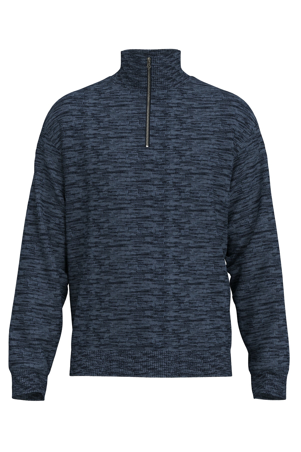 SELECTED HOMME SLHDANE LS KNIT STRUCTURE HALF ZIP NOOS