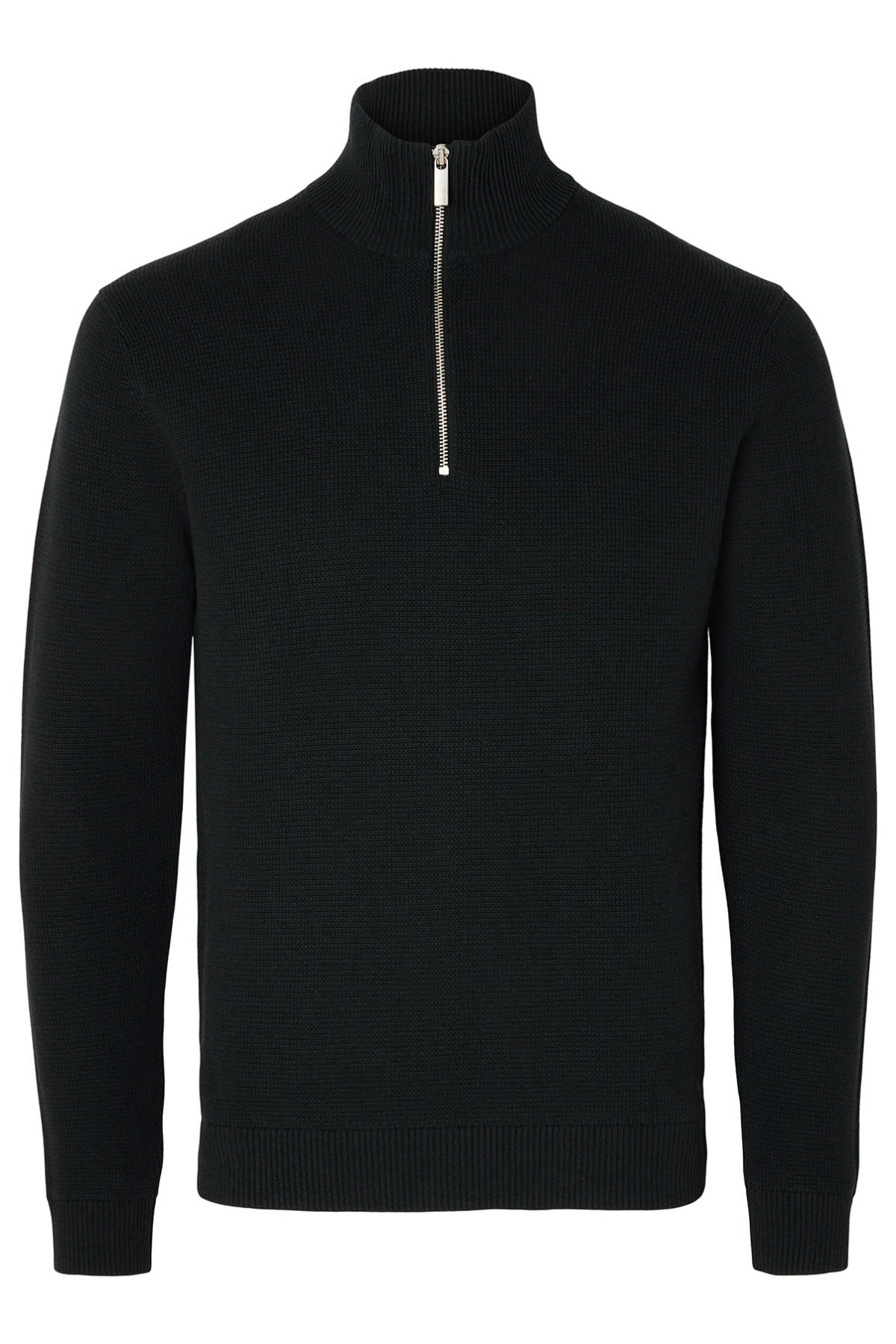 SELECTED HOMME SLHDANE LS KNIT STRUCTURE HALF ZIP NOOS