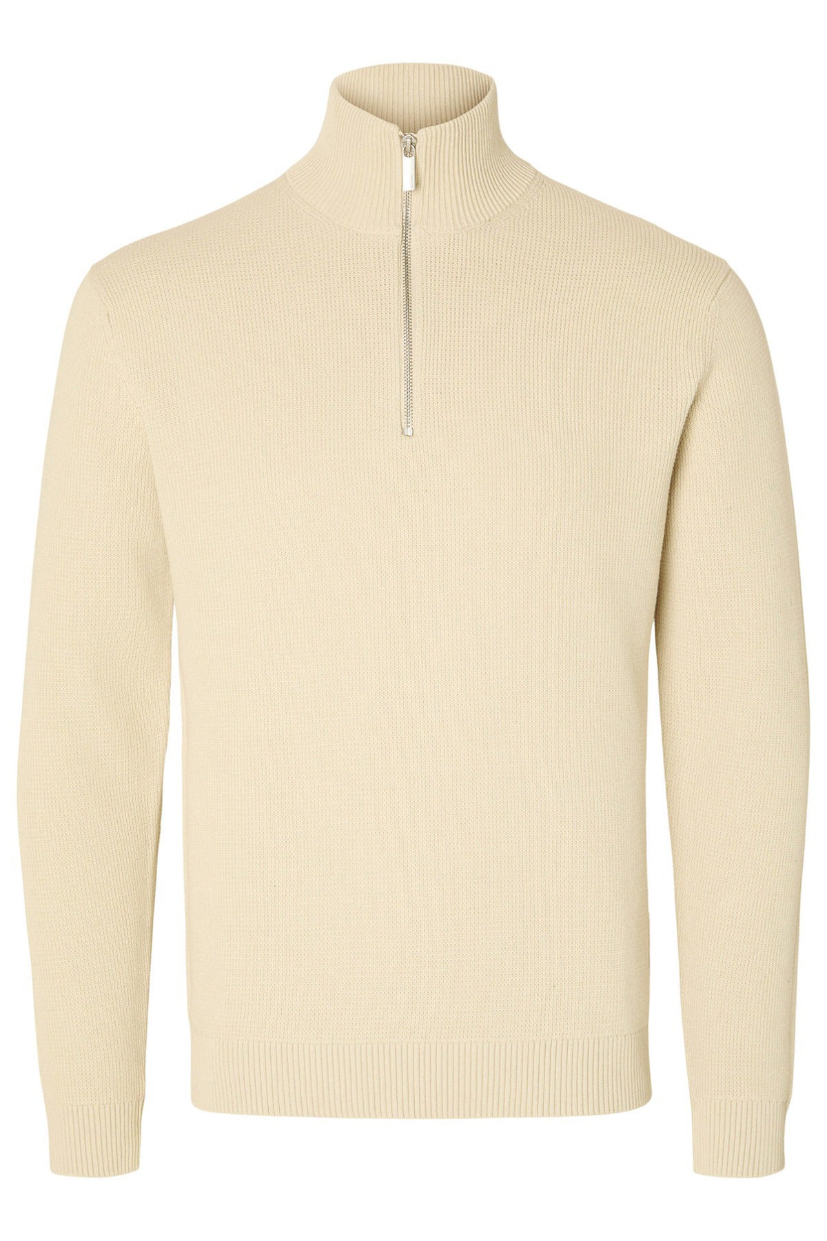 SELECTED HOMME SLHDANE LS KNIT STRUCTURE HALF ZIP NOOS