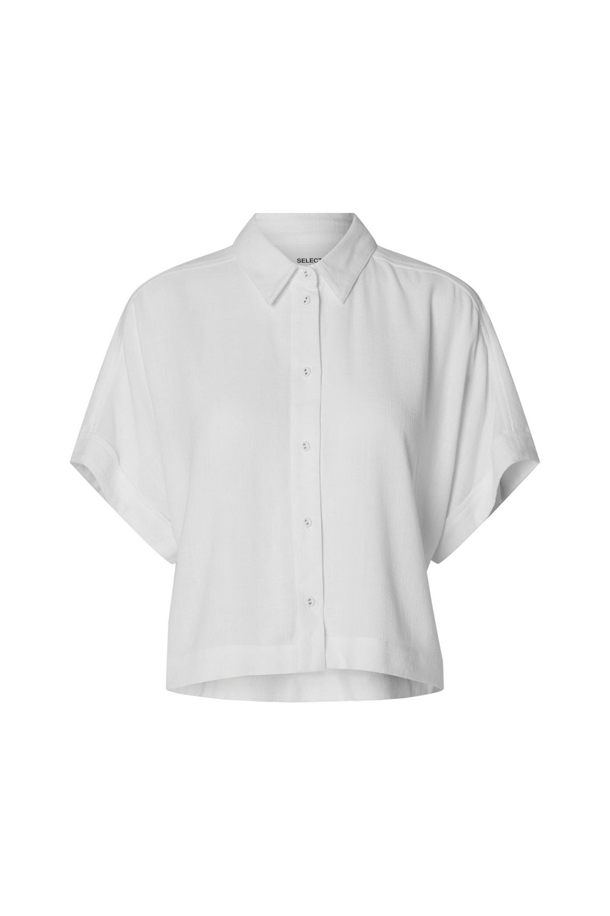 SELECTED FEMME SLFVIVA SS CROPPED SHIRT NOOS