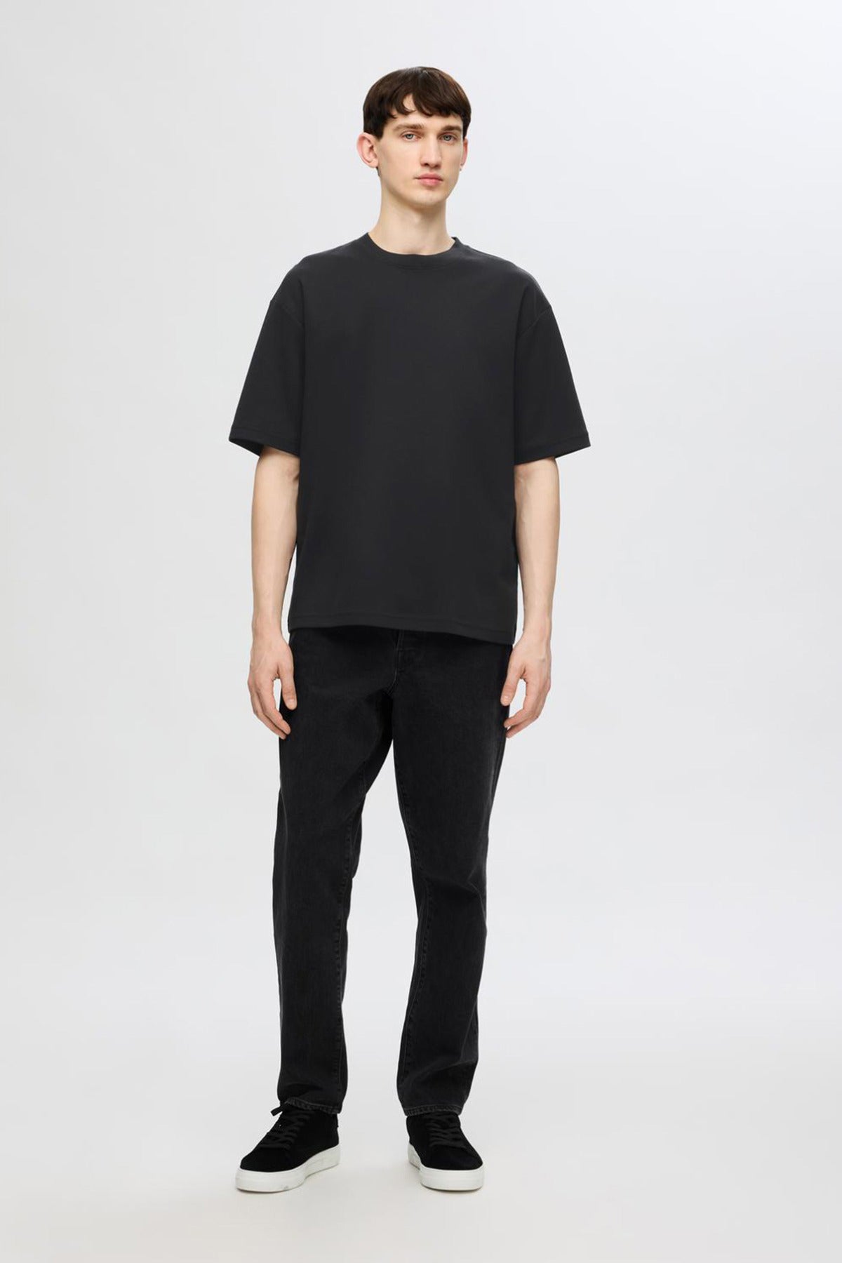 SELECTED HOMME SLHLOOSEOSCAR SS O-NECK TEE NOOS