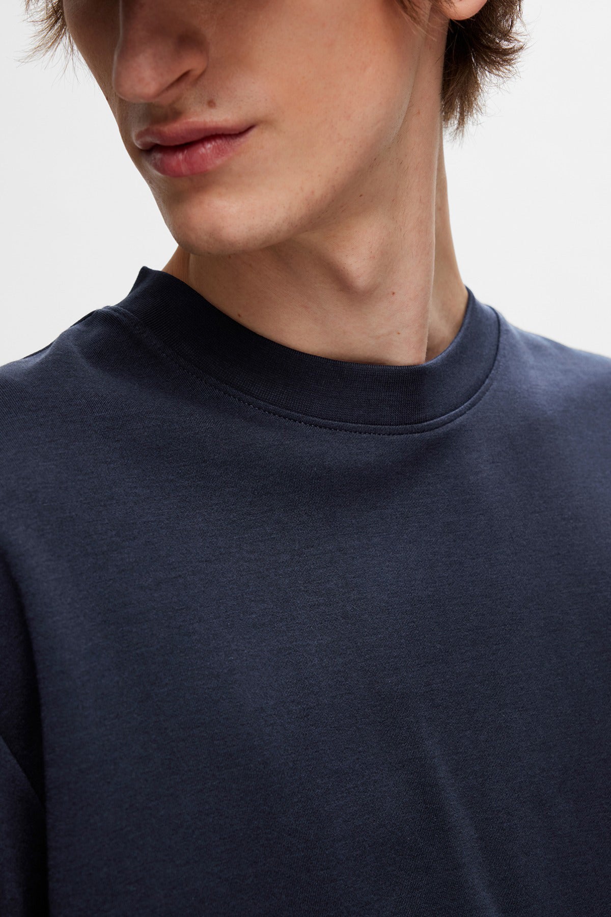 SELECTED HOMME SLHLOOSEOSCAR SS O-NECK TEE NOOS