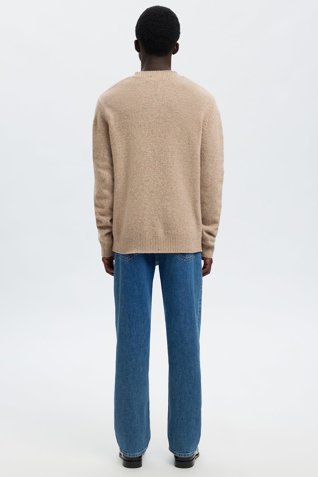 SELECTED HOMME SLHNEIL LS KNIT NEPS CREW NECK