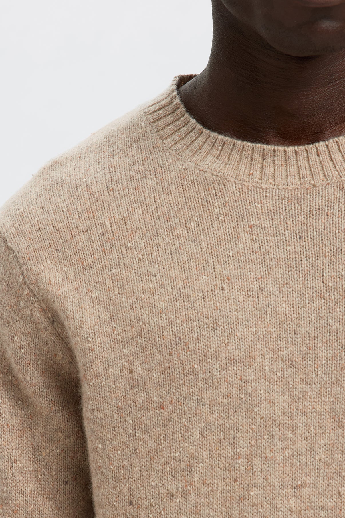 SELECTED HOMME SLHNEIL LS KNIT NEPS CREW NECK