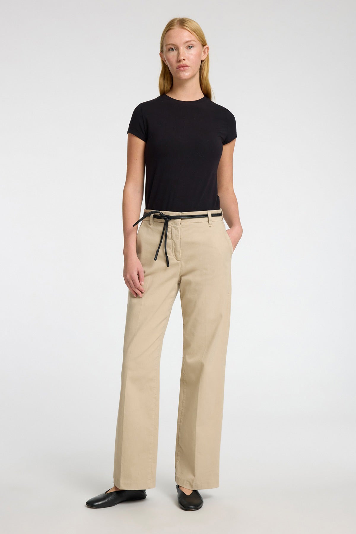 SELECTED FEMME SLFVERA-RITA MW WIDE PANT NOOS