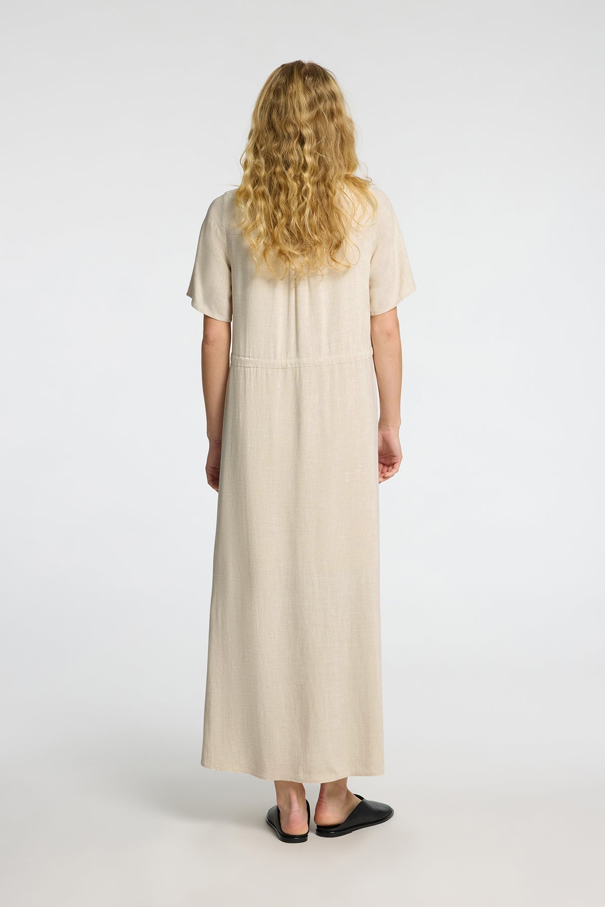 SELECTED FEMME SLFVIVA-DAMINA SS ANKLE DRESS NOOS