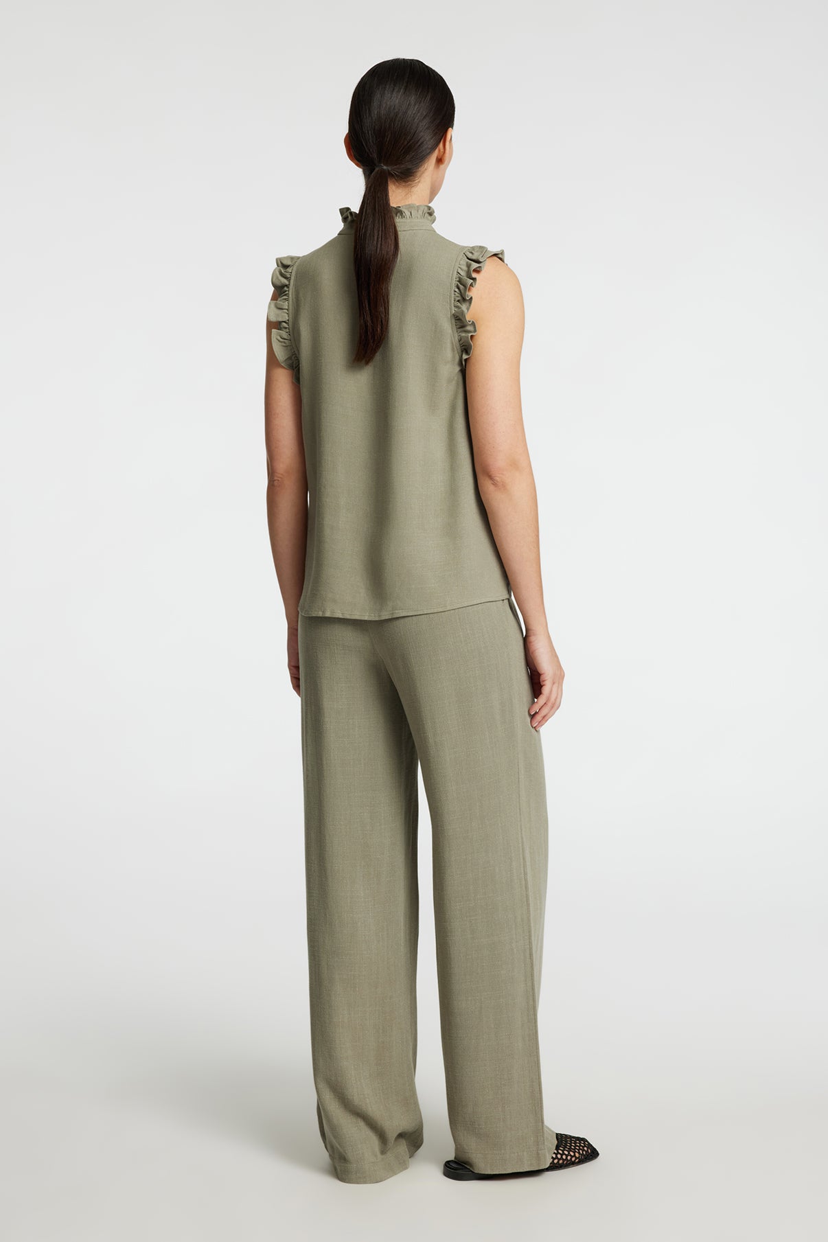 SELECTED FEMME SLFVIVA SL RUFFLE TOP NOOS