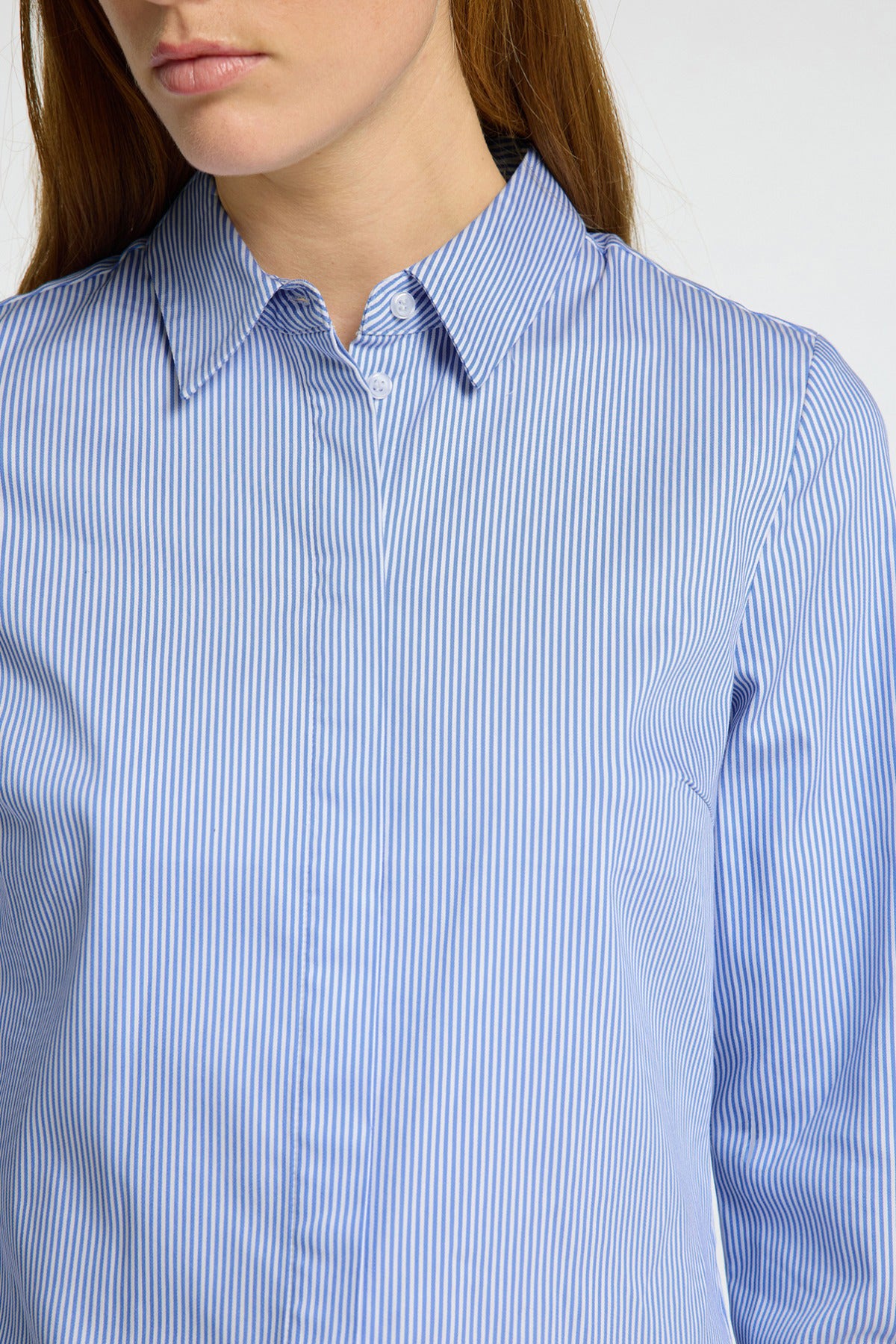SELECTED FEMME SLFROMIE LS STRIPED FITTED SHIRT NOOS