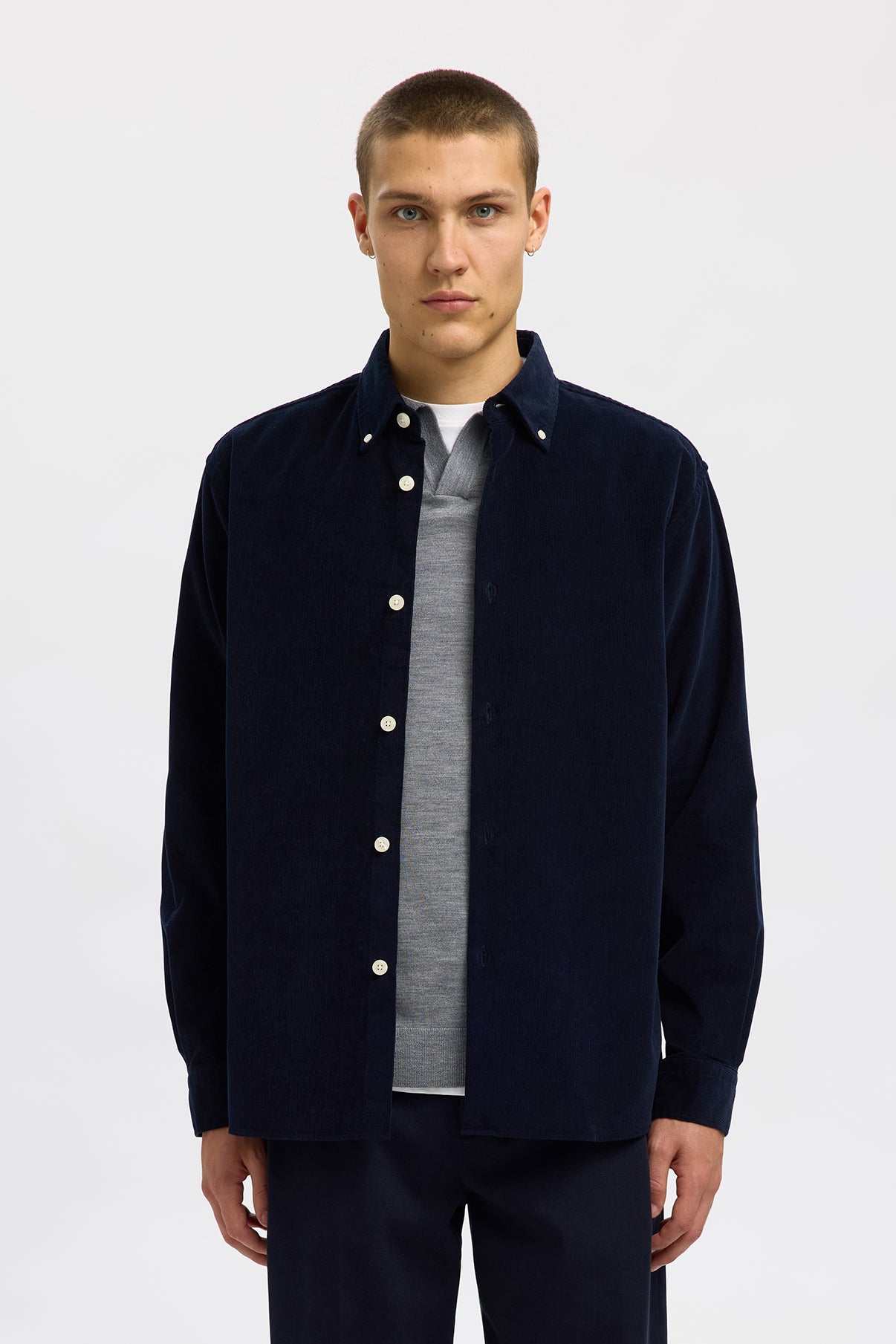 SELECTED HOMME SLHREGDANNI CORD BD LS SHIRT