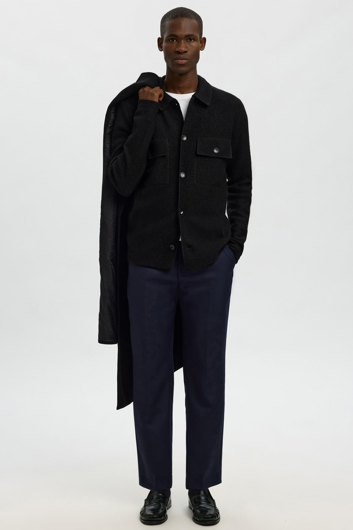 SELECTED HOMME SLHNEALY LS KNIT WORKWEAR CARDIGAN NOOS