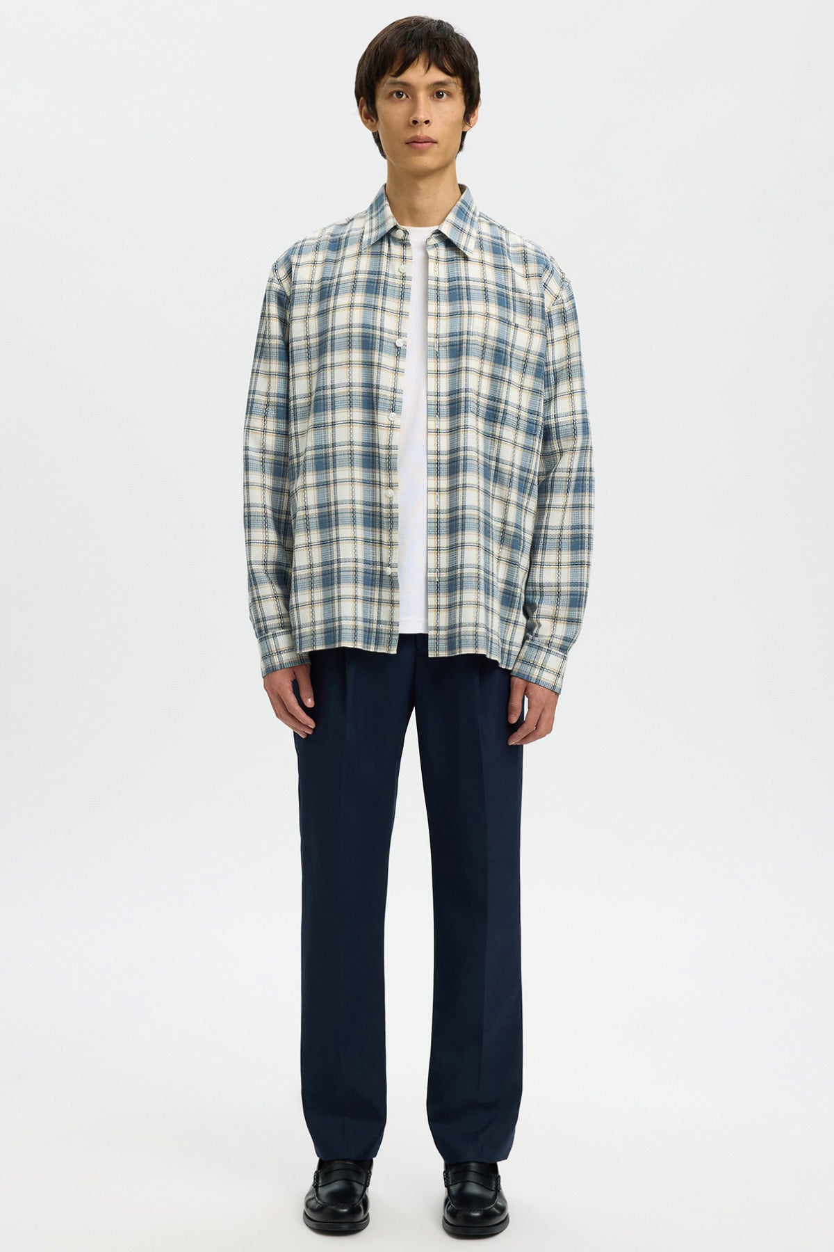 SELECTED HOMME SLHRLXLANDON CHECK LS SHIRT