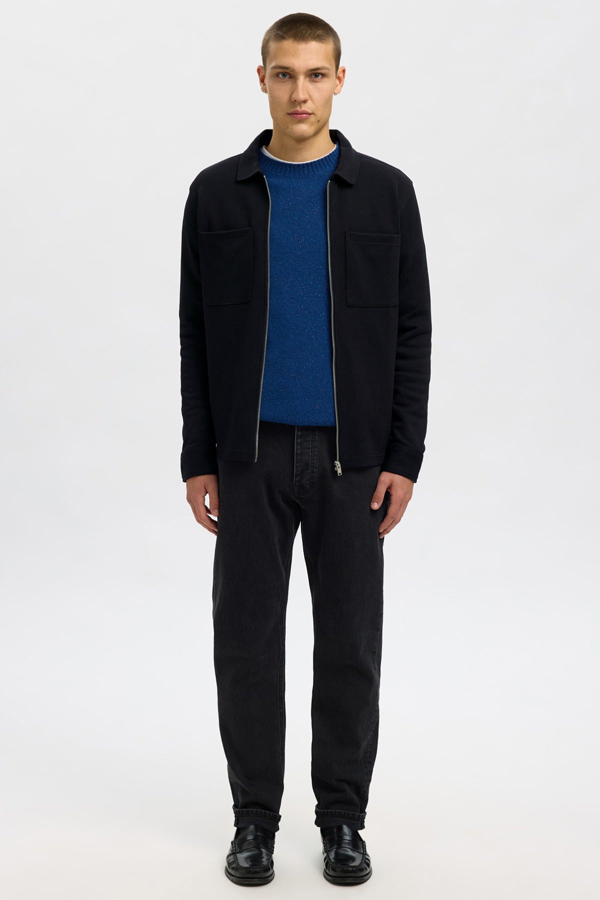 SELECTED HOMME SLHJACKIE SWEAT ZIP JACKET NOOS