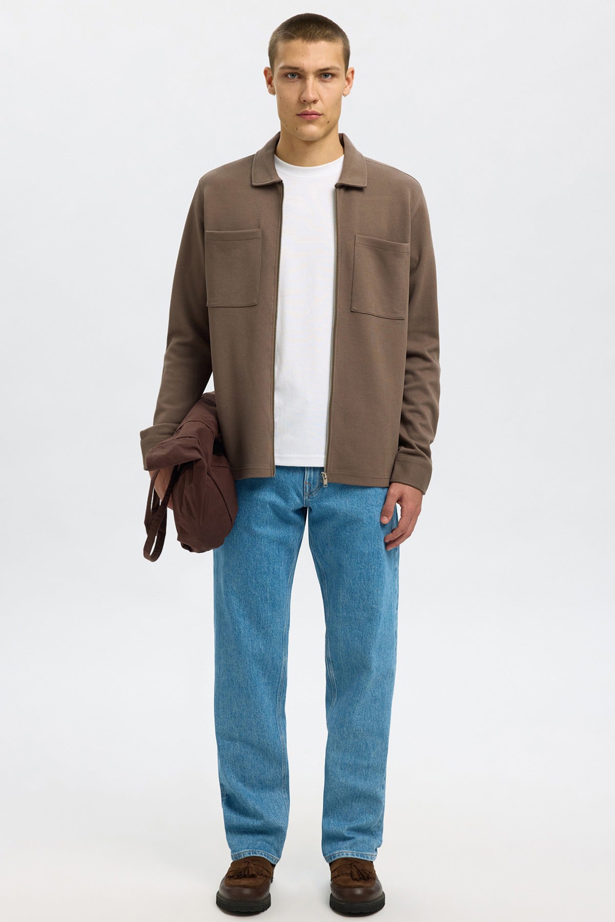 SELECTED HOMME SLHJACKIE SWEAT ZIP JACKET NOOS