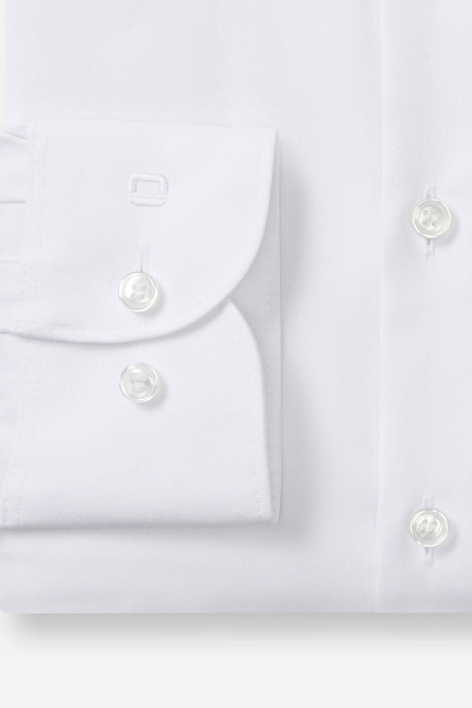 Langærmet covershirt i slim fit og strygefri kvalitet