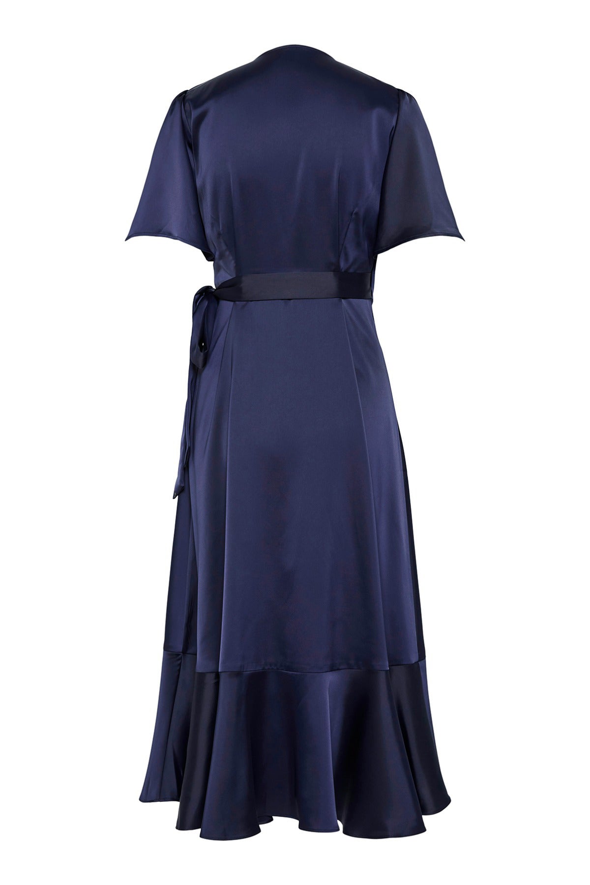 YAS YASTHEA 2/4 MIDI WRAP DRESS