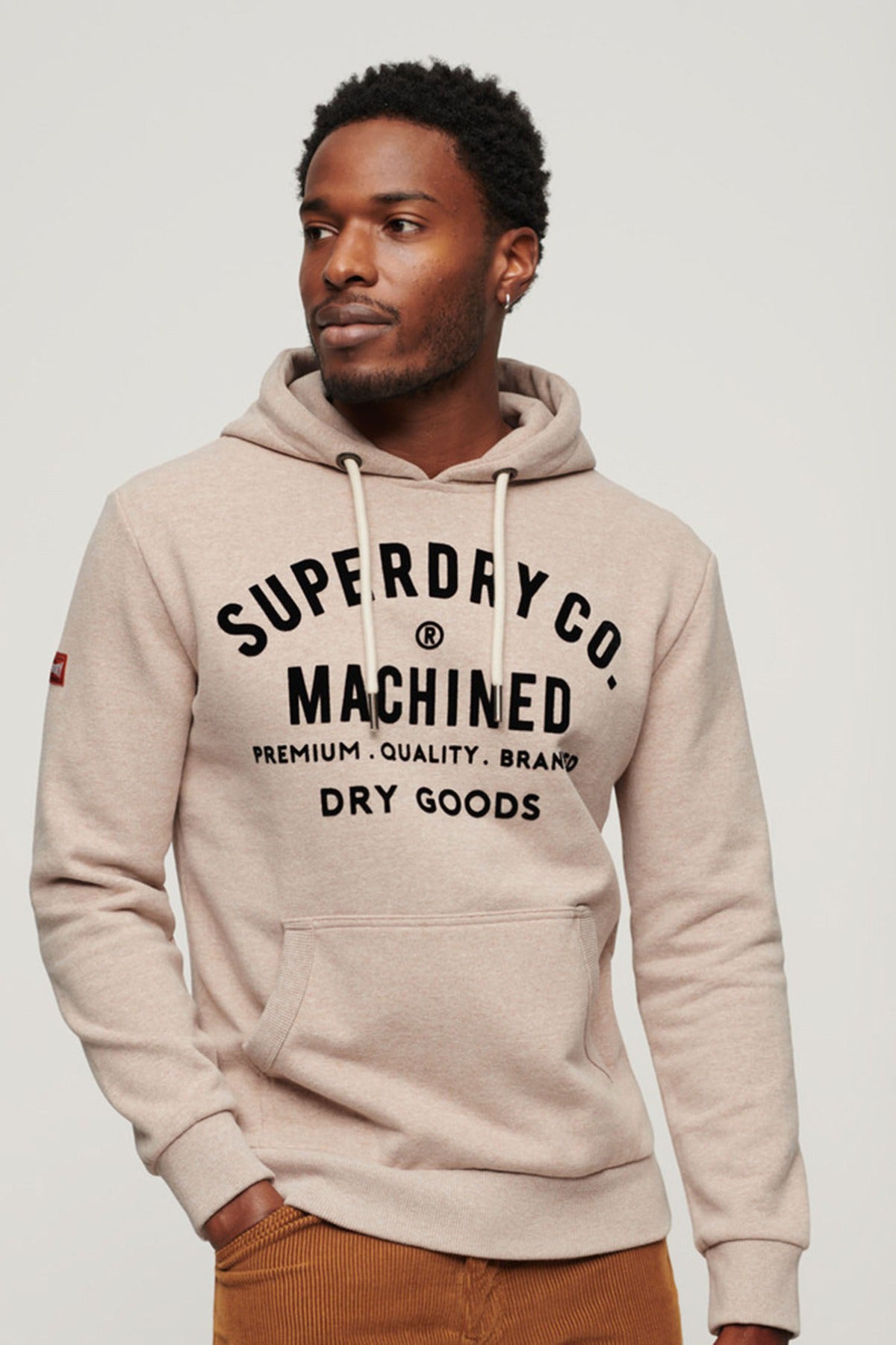 SUPERDRY Sweatshirt Workwear Flock Graphic