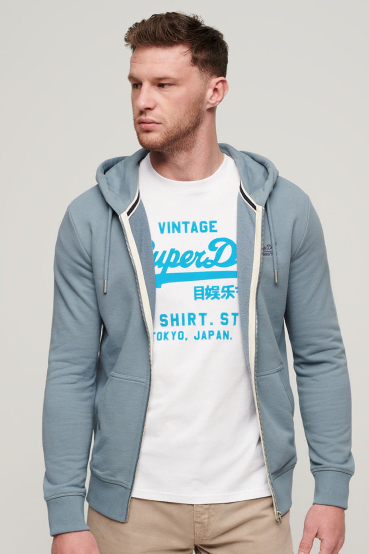 SUPERDRY Cardigan Essential Logo