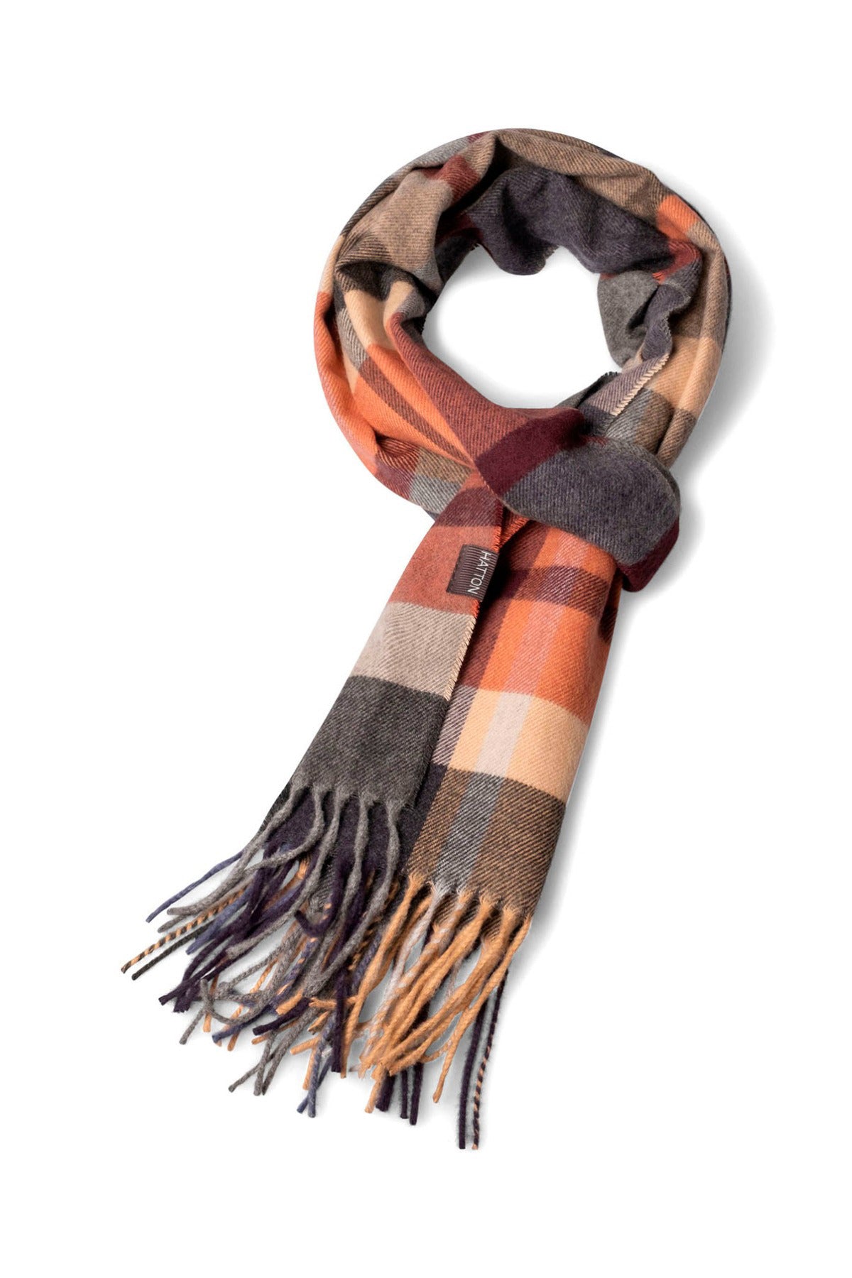 FYNCH-HATTON Soft Check Scarf