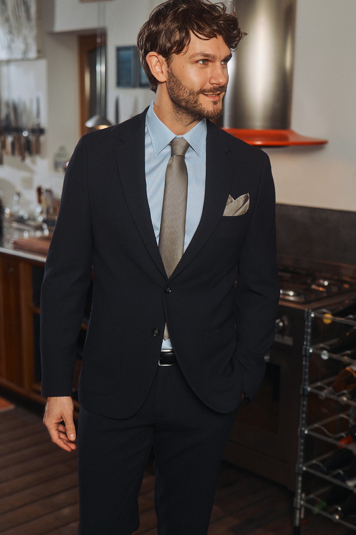 Lorenzo - Blazer i struktureret materiale