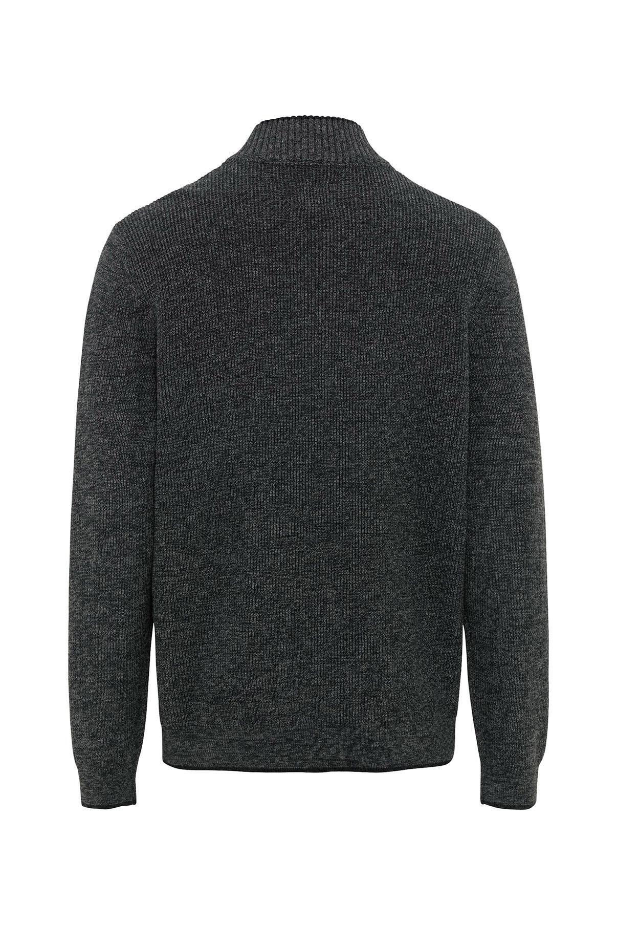 Camel Half-Zip strik