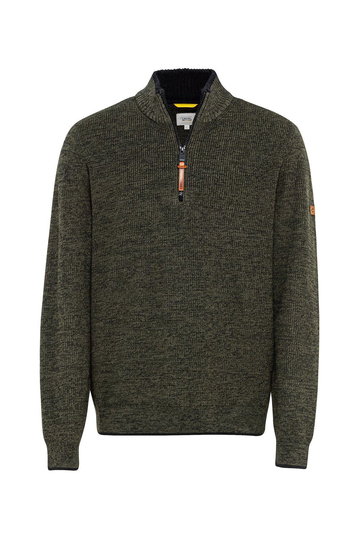 Camel Half-Zip strik