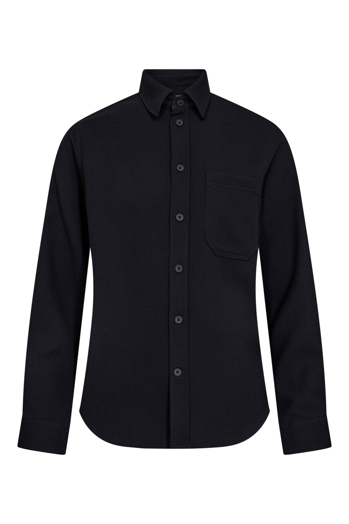 Lorenzo junior - Overshirt i struktureret materiale