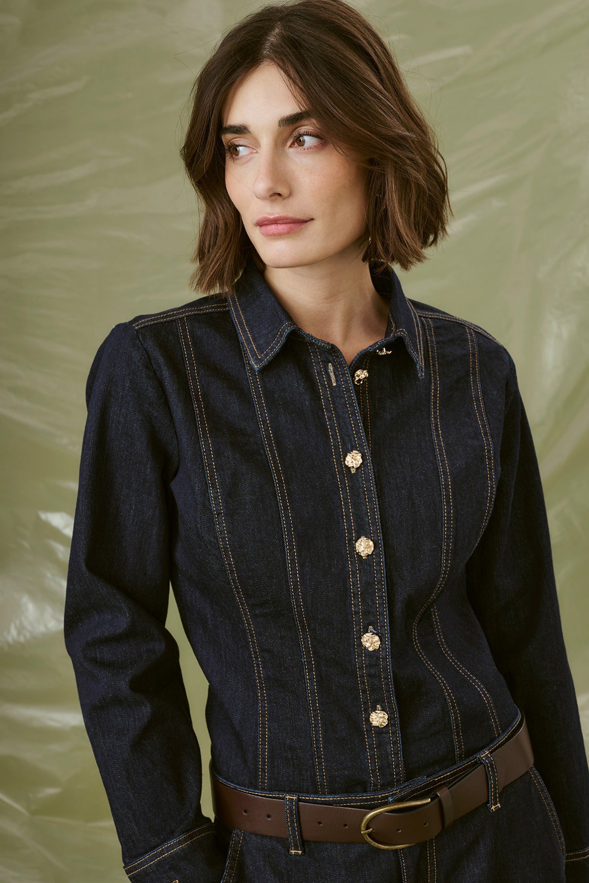 Culture CUbobbie Denim Shirt