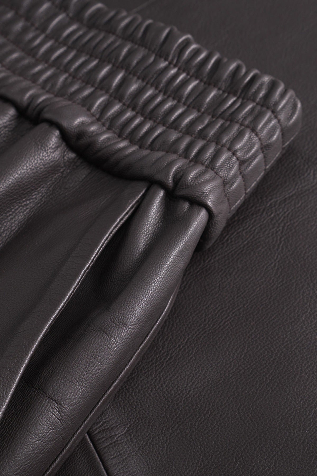 Depeche Evelyn skindnederdel med elastik