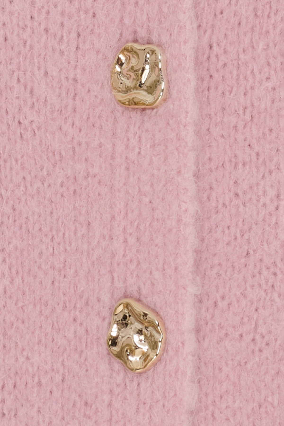 MdcAmara - Strikvest med guldknapper