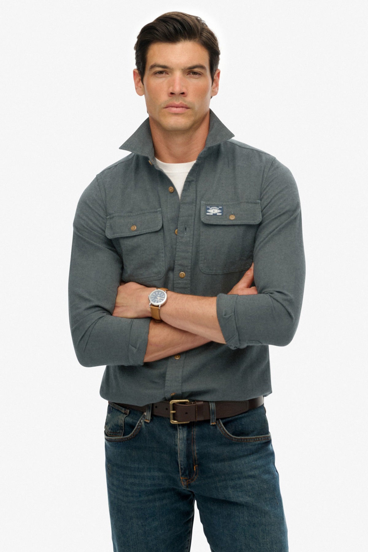 SUPERDRY FLANNEL WORKWEAR SHIRT