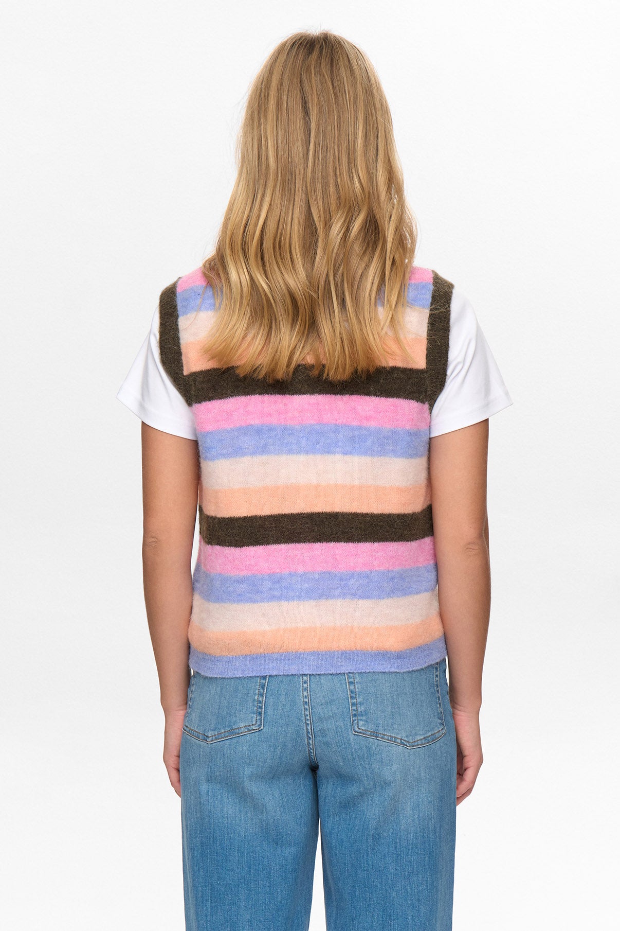 NÜMPH NURIETTE STRIPY VEST