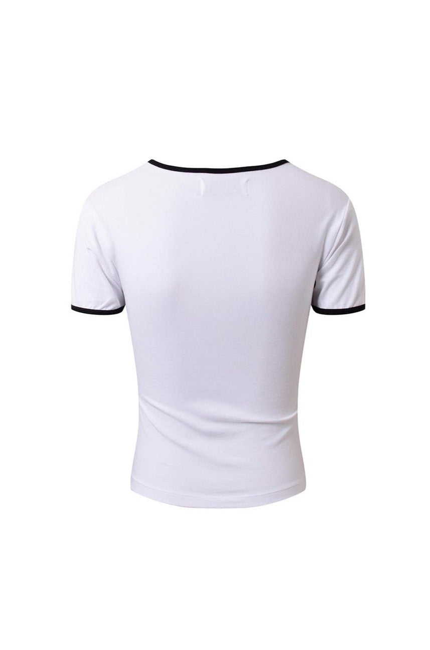 HOUND GIRL T-shirt Contrast tee