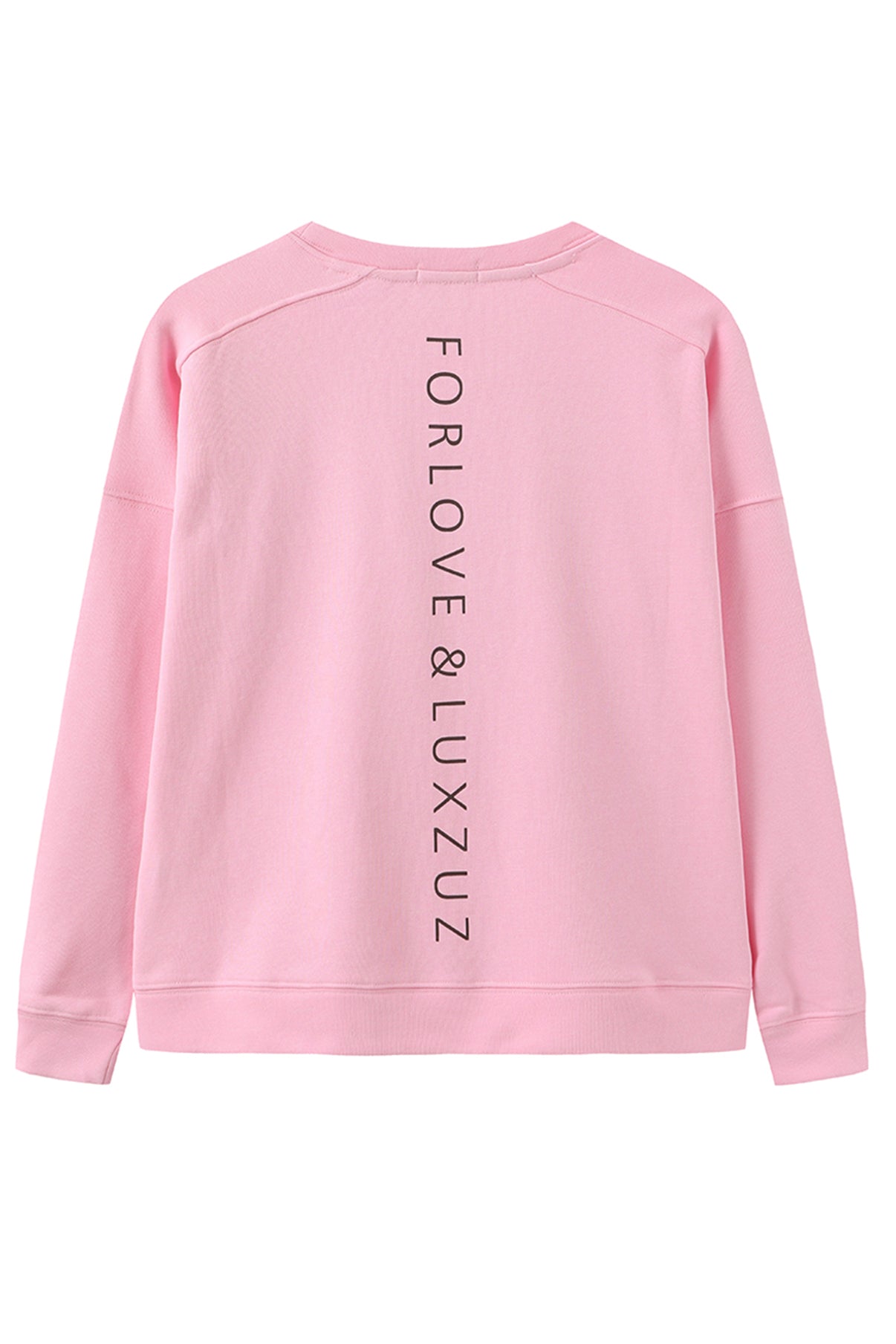 Lovelux - Blød sweatshirt med tekst