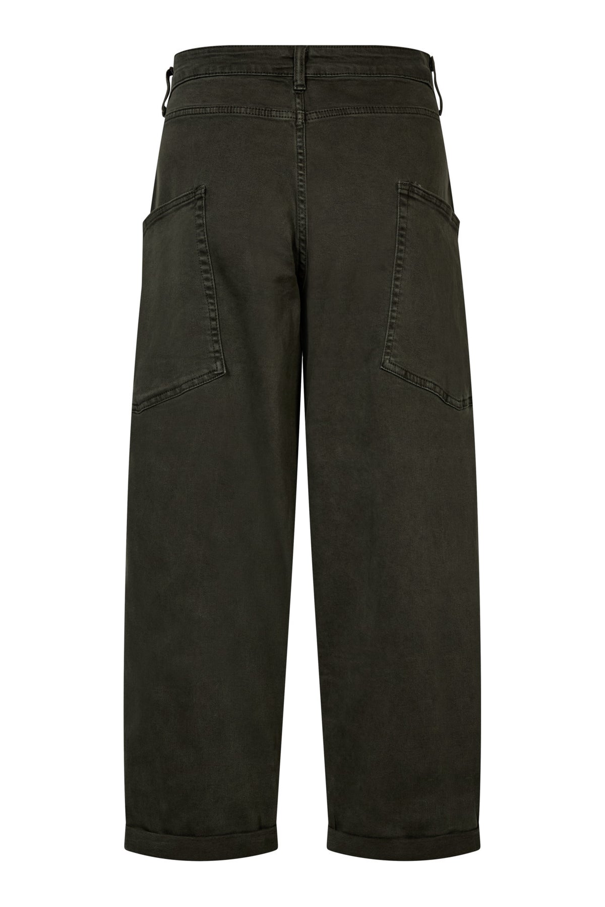 Jeans med lige ben og store lommer