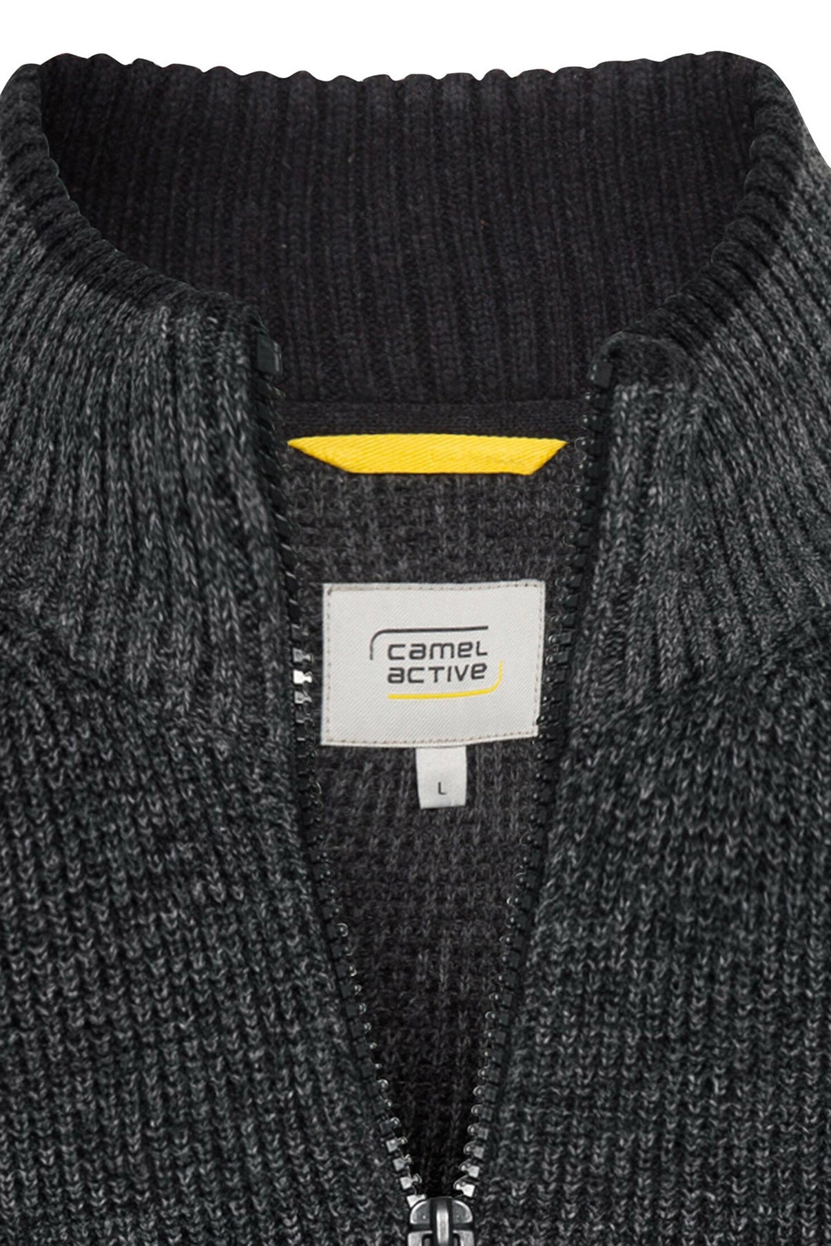 Camel Half-Zip strik